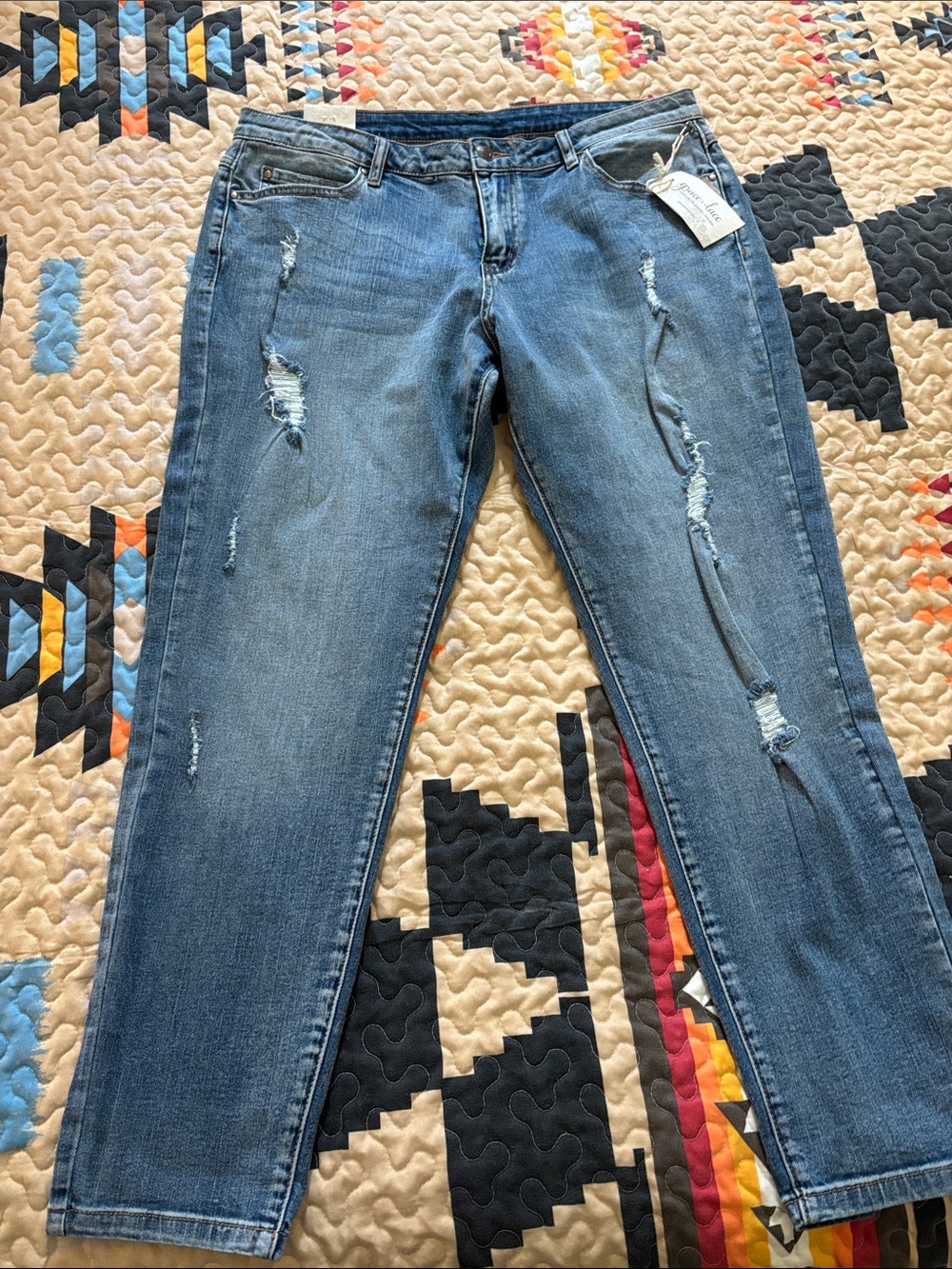 Grace & Lace Ankle Jeans